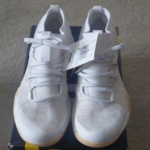 Adidas White Knit Sneakers